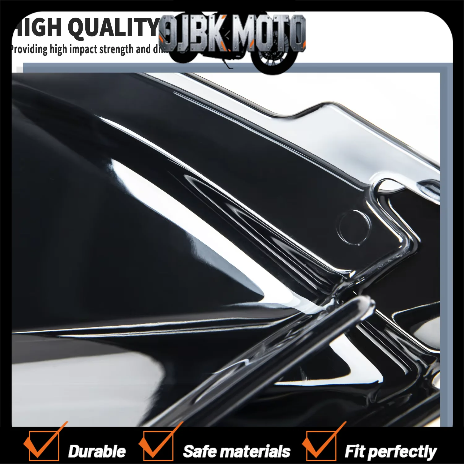 【Perfect fit】For Triumph Tiger 850 Sport modified motorcycle with raised windshield, chest protector and mudguard