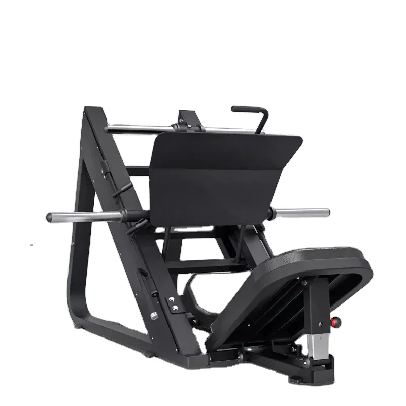 Máquina para ponerse en cuclillas Smith, equipo de gimnasio sólido con función de elevación de pantorrilla para entrenamiento de fuerza, máquina para sentadillas con prensa de piernas cargada