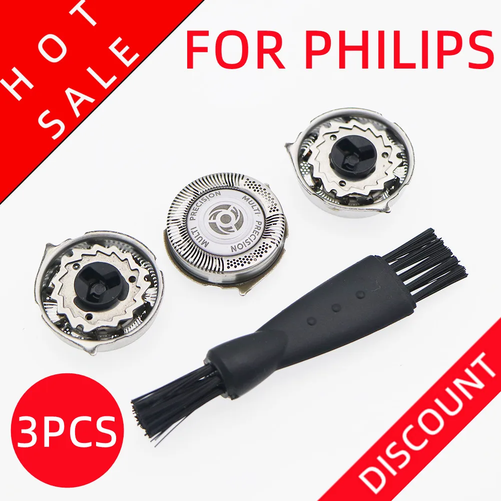 

For philips shaver s5000 S5510 S5340 S5140 S5110 S5400 S9161 S5050 S7510 S5380 Sh50/52 3pcs SH50 replace head razor blade