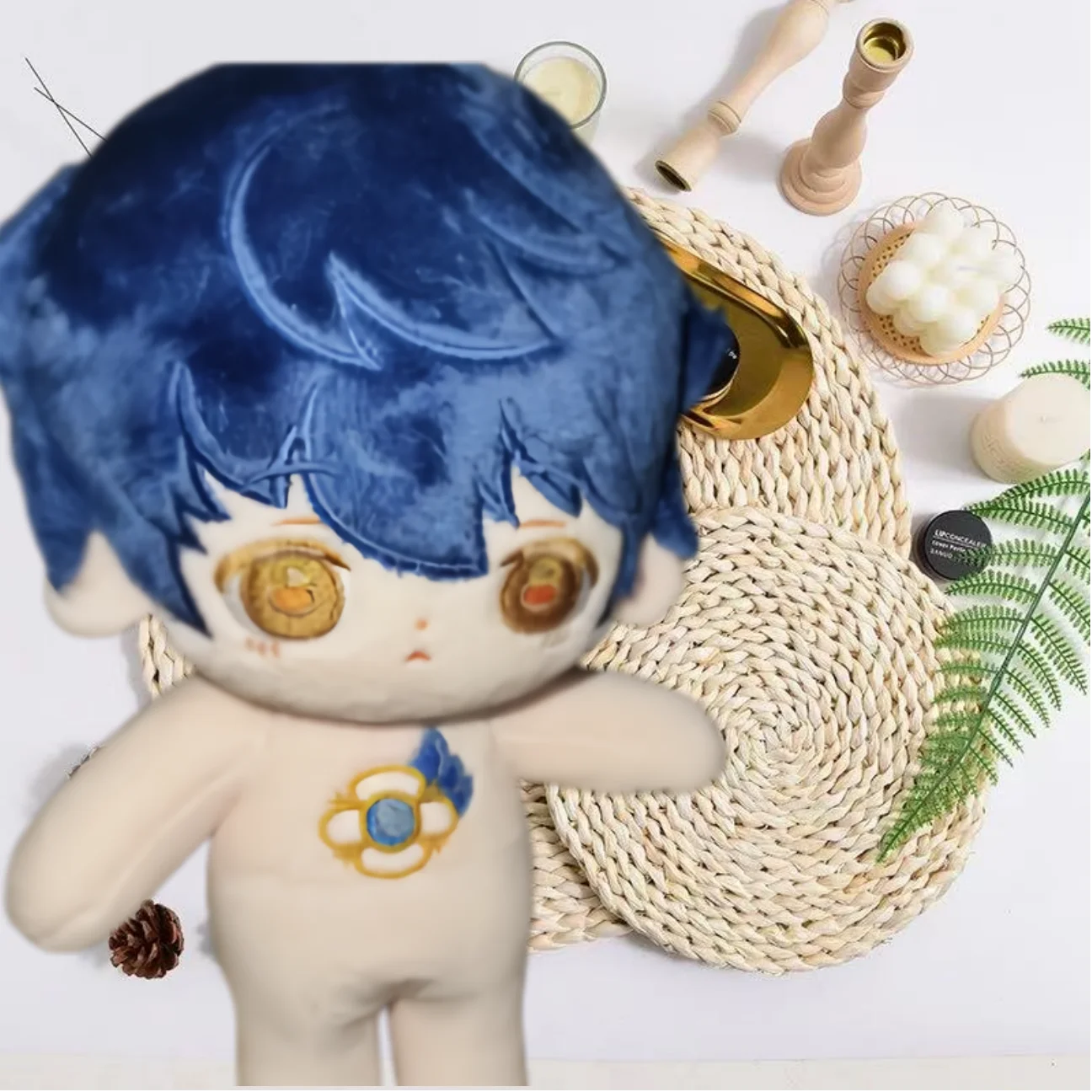 

Мягкая игрушка Аоба Тсумуги (20 см) из Ensemble Stars, плюшевая кукла для переодевания, хлопковая кукла-игрушка, очаровательная мягкая подушка-плюш, подарок для детей