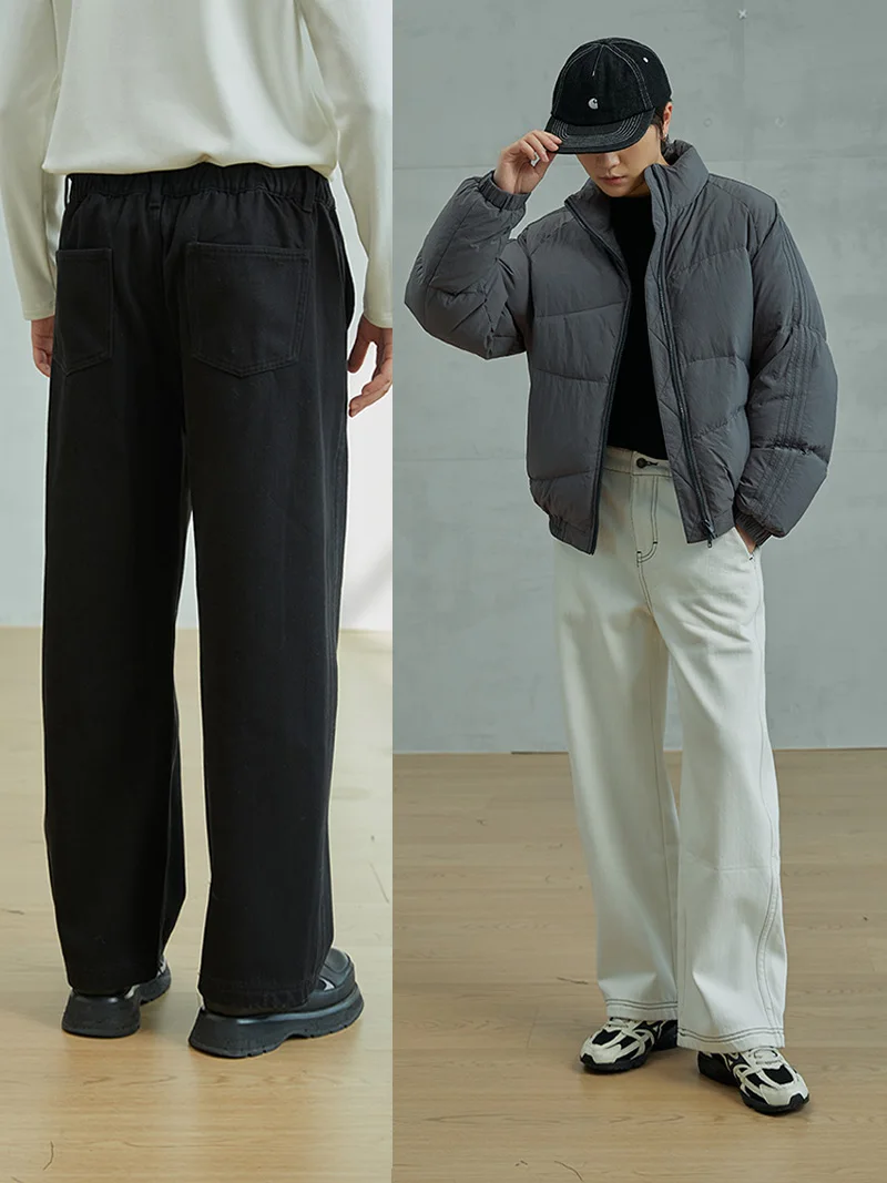 

Утепленные джинсы HIER Neutral Sle Fce с подкладкой, универсальные, маленькие размеры, износостойкие, хлопковые, в стиле ковбойских брюк