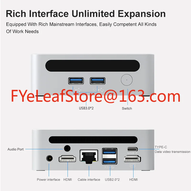 New Mini PC Gamer AMD Ry-zen 7 7730U R9 5900HX Win-dows 11 2xDDR4 2xNVMe Gaming Mini Computer Barebone 8K HTPC WiFi6 BT5.2