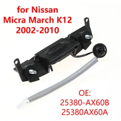 Car Rear Trunk Boot Release Switch Tailgate Opening Button 25380-AX60B for Nissan Micra March K12 2002-2010