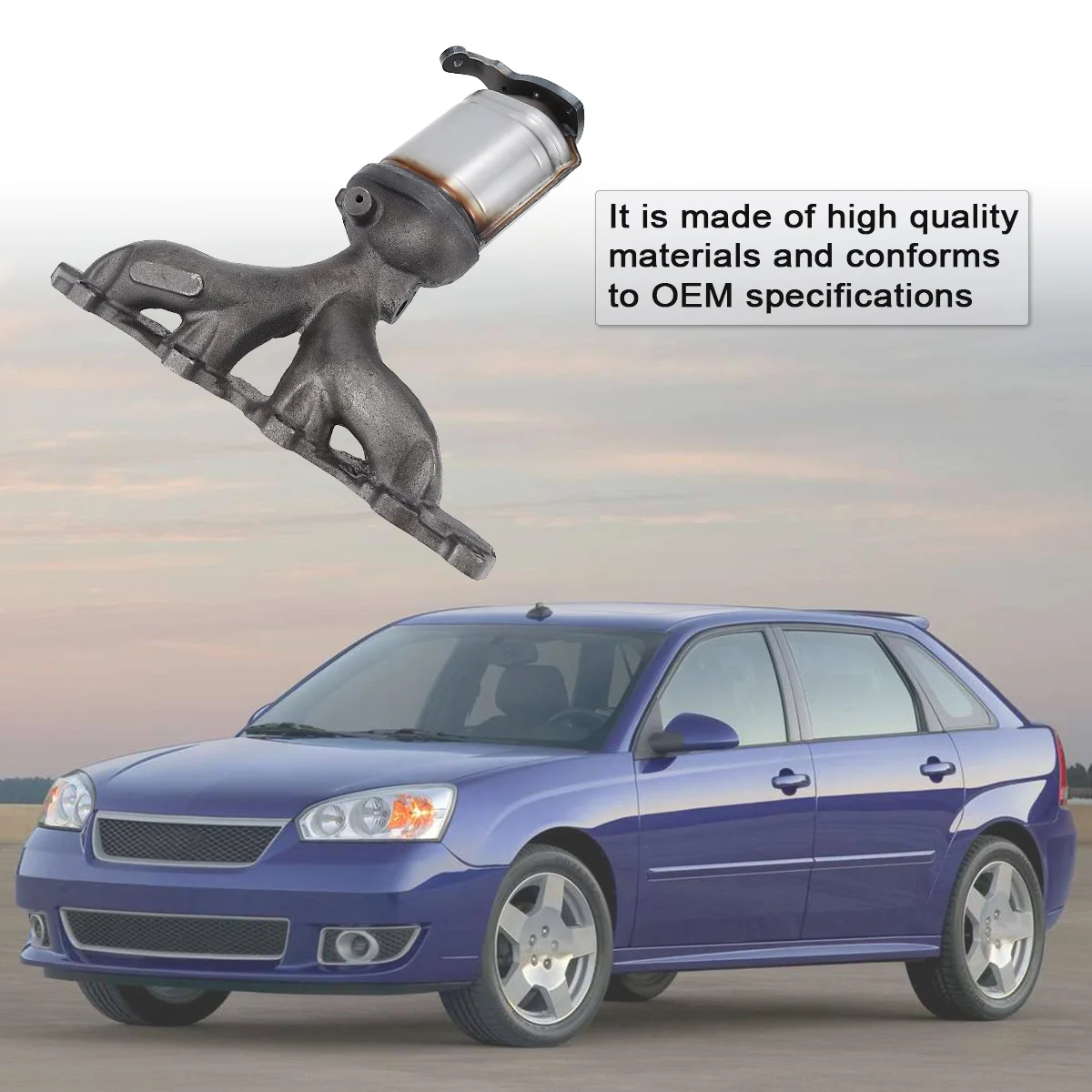 Exhaust Catalytic Converter For Chevy Malibu 2.2L 2004-2008 For Pontiac G6 2.4L 2006-2008 for Saturn Aura 2.4L 2007-2008