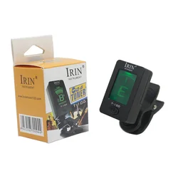 IRIN Guitar Clip-on Tuner LED Display Electronic Tuning for Chromatic Acoustic Electric Guitar Bass Ukulele Guitar Accessories