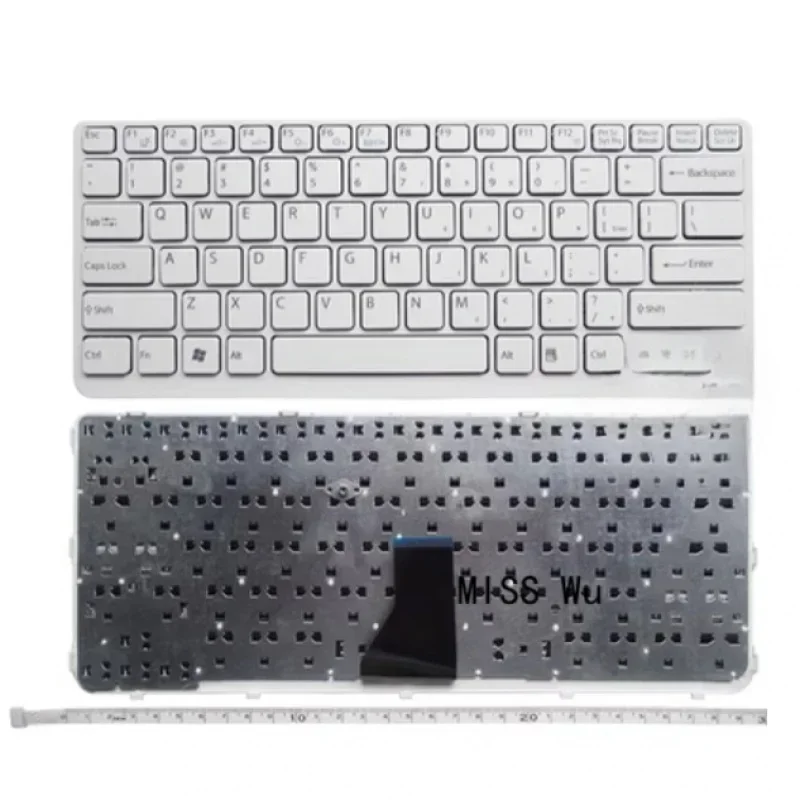 Novo teclado inglês para laptop para sony sve14 sve141sve1412s7c sve1412s6c eua teclado preto/rosa/branco