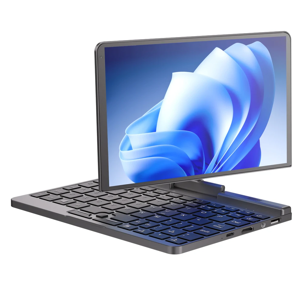 Akpad Gaming Mini Laptop Intel Alder Meer N100 4 Core 8 Inch Touchscreen 12G Ddr5 Windows 11 Notebook Tablet Pc 2 In 1 Wifi6