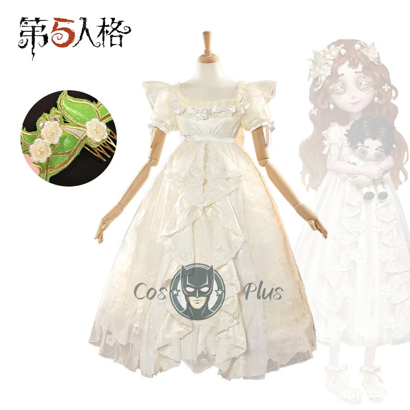 الهوية الخامس فتاة صغيرة Eurydice لعبة البدلة فستان رائع زي جميل تأثيري حلي حفلة الهالوين الزي النساء