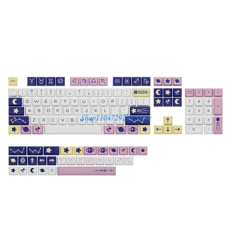 

Y2GD Exquisite 134 Ключи Клюки Клавиц PBT Тепловой сублимация xda Профиль Клавик