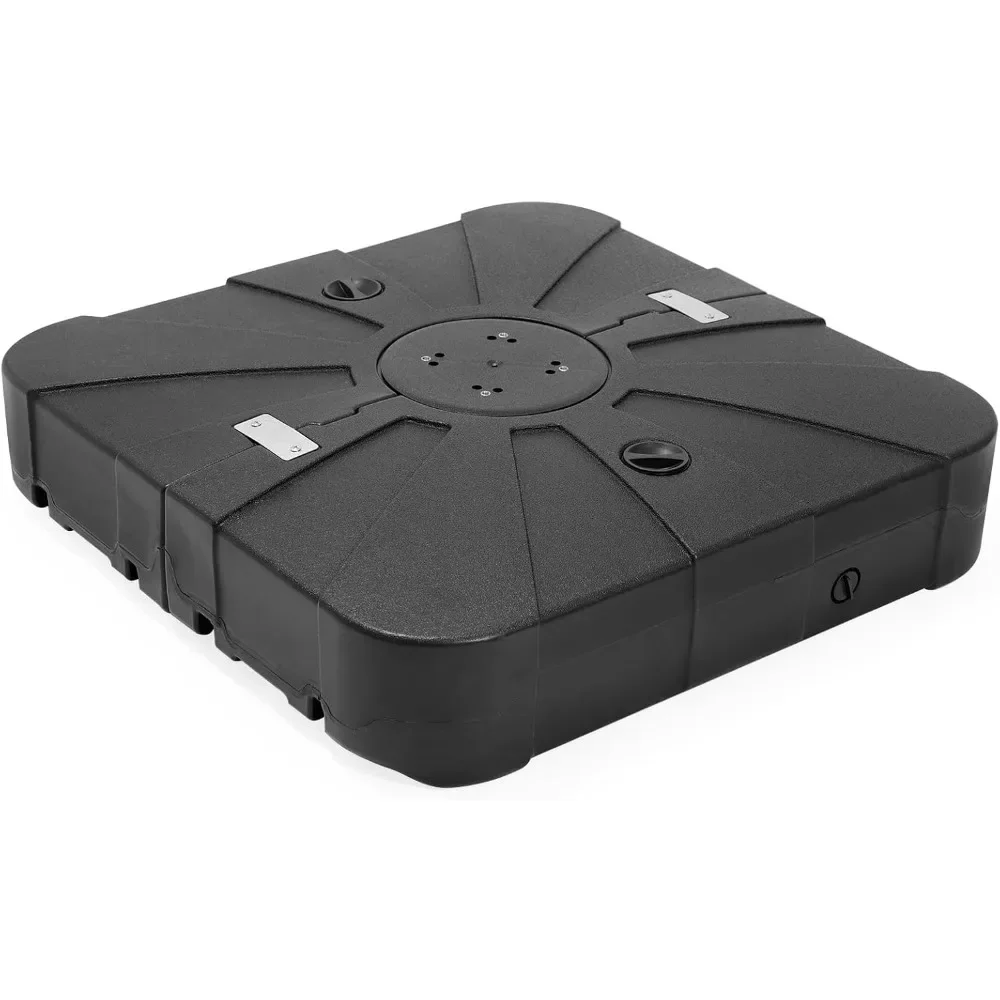 

Patio Outdoor Cantilever Umbrella Base, Fillable Stand with Wheels, 315 lbs Capacity for Large Offset Umbrella (35.5 Inches)