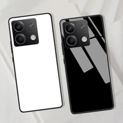 For Xiaomi Poco M6 Pro 4G Case Tempered Glass Hard Cover Marble Coque For Poco X6 Pro 5G Phone Shells Bumper poco M6 Pro 5G