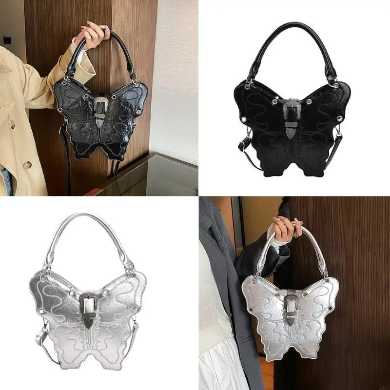 

Butterfly Handbag Elegant Crossbody Bag Simple Shoulder Bag Purse Tote Bag 20CA