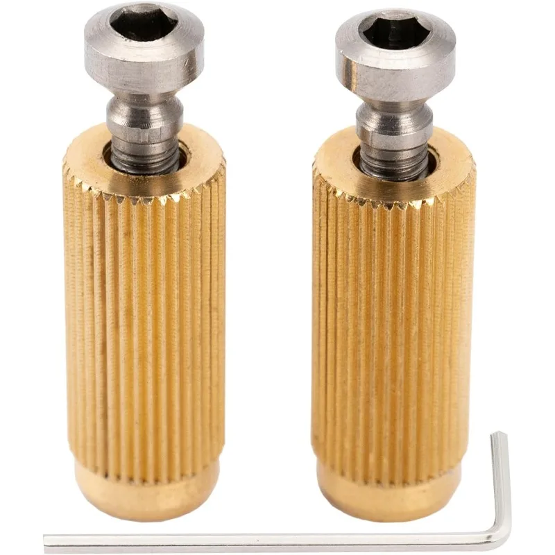 Wilkinson Guitar Bridge Inserts and Studs for Wilkinson WV2 WVP2 Tremolo, Original Color (Set of 2)