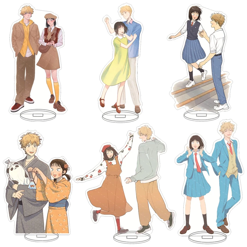 Support en acrylique pour anime de 16 cm ‌   Figurines de collection Skip and Loafer Iwakura Mitsumi Shima Sousuke, ornements exquis, cadeaux de bureau
