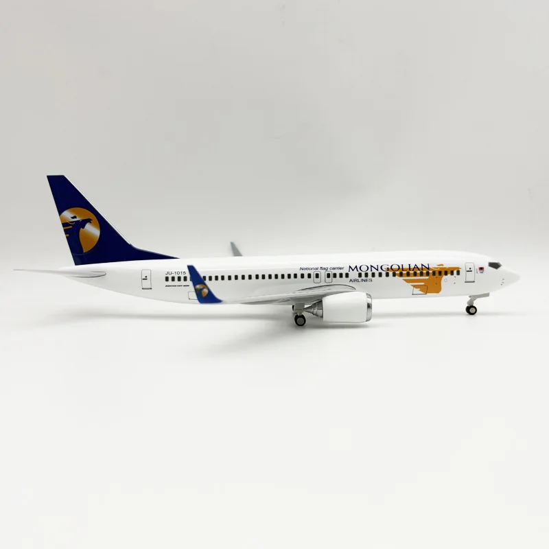 

Aircraft Model Mongolian Airways 737 B737 1/130 Scale 30CM Resin Die-cast Airplane Model Enthusiast Simulation Suitable for Disp