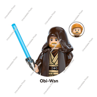 TV6114 TV6115 TV6116 New Building Blocks Star Wars 501 Clone Trooper Anakin Skywalker Obi-Wa General Grievous Mini Figures Toys