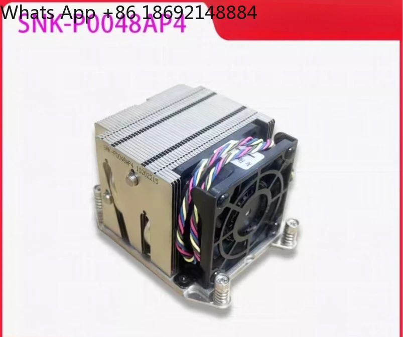 Original disassembly SNK-P0048AP4 cooling fan LGA2011 X79X99 side blowing 2U air-cooled active radiator