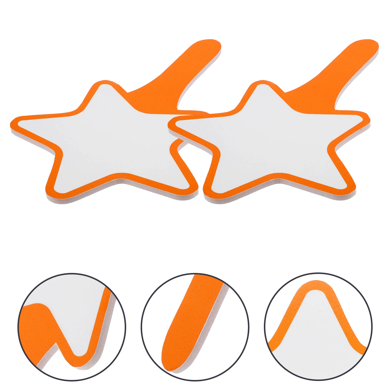 2 قطعة لوحات النتائج فارغة قابل للمسح يده السبورة للتصويت على التهديف القضاة لعبة الجافة محو اللفة لوحات صغيرة جانب واحد #1