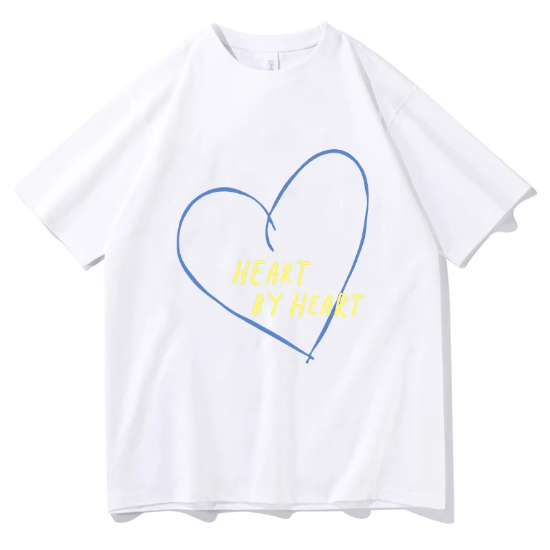 جو جوناس القلب بالقلب بلايز جديدة ملونة الجمالية تي شيرتات قطن الرجال النساء عادية شارع العليا Y2k تيز فاسق الشارع الشهير #2