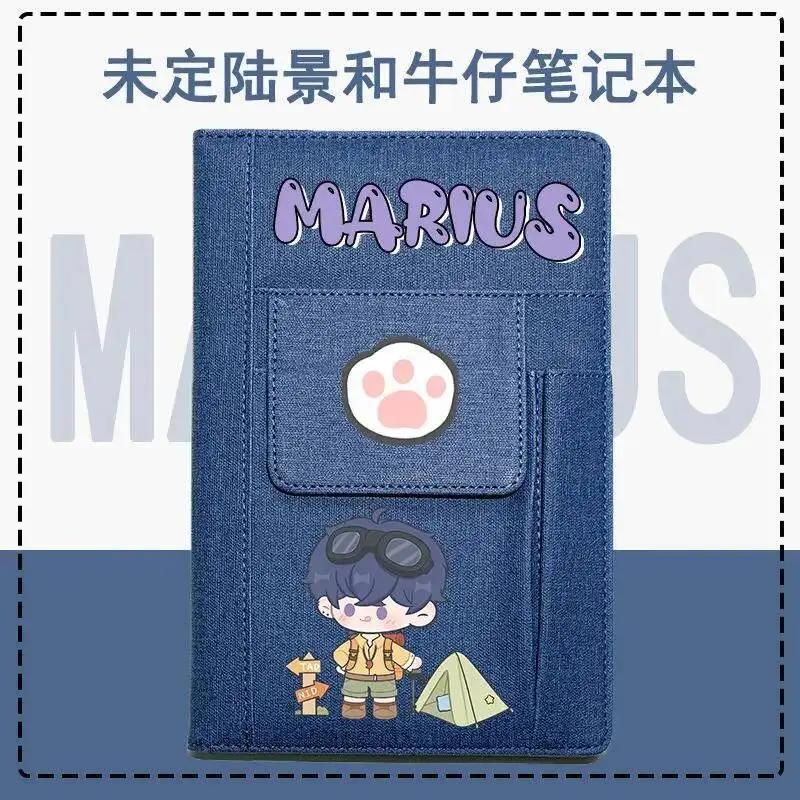 

Anime Game Tears Of Themis Cos Marius Vilhelm Luke Pearce Artem Wing 2025 Unisex Cartoon Print Multi-Functional Notebook Prese