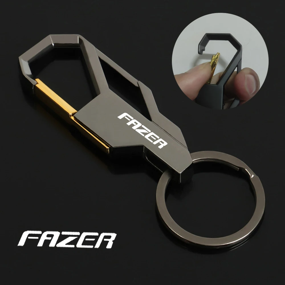 

Motorcycle Holder Keychain Metal Key Ring Waist Hanging Key Chain For Yamaha FAZER FZ6N FZ6S FZ6R FZ6 FZ-6 FZ 6 N S R 6N 6S 6R