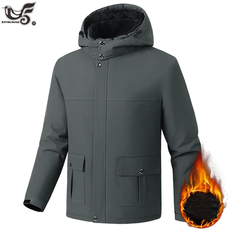 Plus Size 9XL 10XL Winter Bomber Jackets Men Coat Outerwear Waterproof Jacket Windbreaker Thick Warm Hoodies Parkas Men Clothing