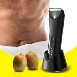 The Ballber Pro Electric Groin & Body Hair Trimmer for Men - Mens Body Groomer Kitfor Privates -Shaver for Hard to Reach Areas