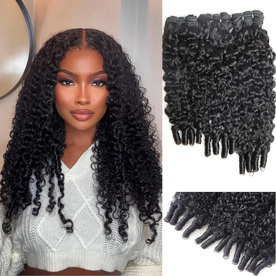 

Burmese Curly Hair Bundles Burmese Virgin Raw Human Hair Bundles Unprocessed Weaving Water Wave Curly Hair Extensions 30In