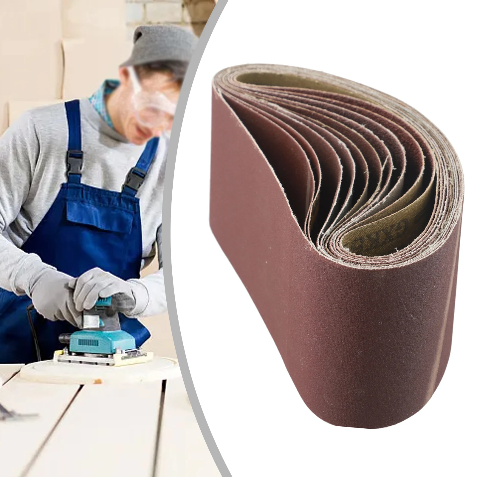 12PCS 75X457mm Sanding Belts 60 80 120 150 240 400 Grit Belt Sander Sandpaper Accessories Rotary Tool Ferramentas