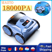 SEAUTO SAT 20 18000Pa Super Strong Suction 7800mAh Cordless Robotic Pool Vacuum Cleaner Full Coverage Cleaning 4800GPH Water Rat