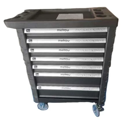 2025Four Drawer Tool Cabinet Workshop Tool Trolley Auto Repair Tool Box for Garage Storage