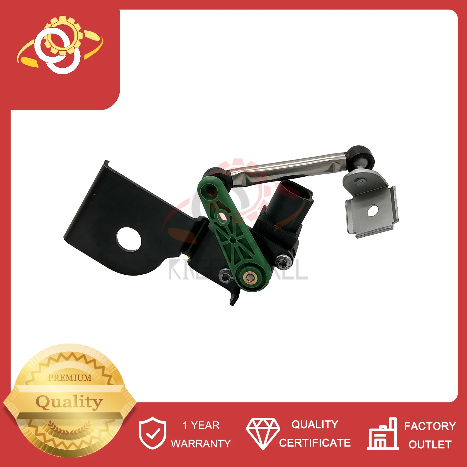 High Quality Headlight Height Level Sensor 7E0941273 7H0941273 Compatible With VW T5 Multivan Touareg 2.0L 3.2L 3.6L 2003-2016