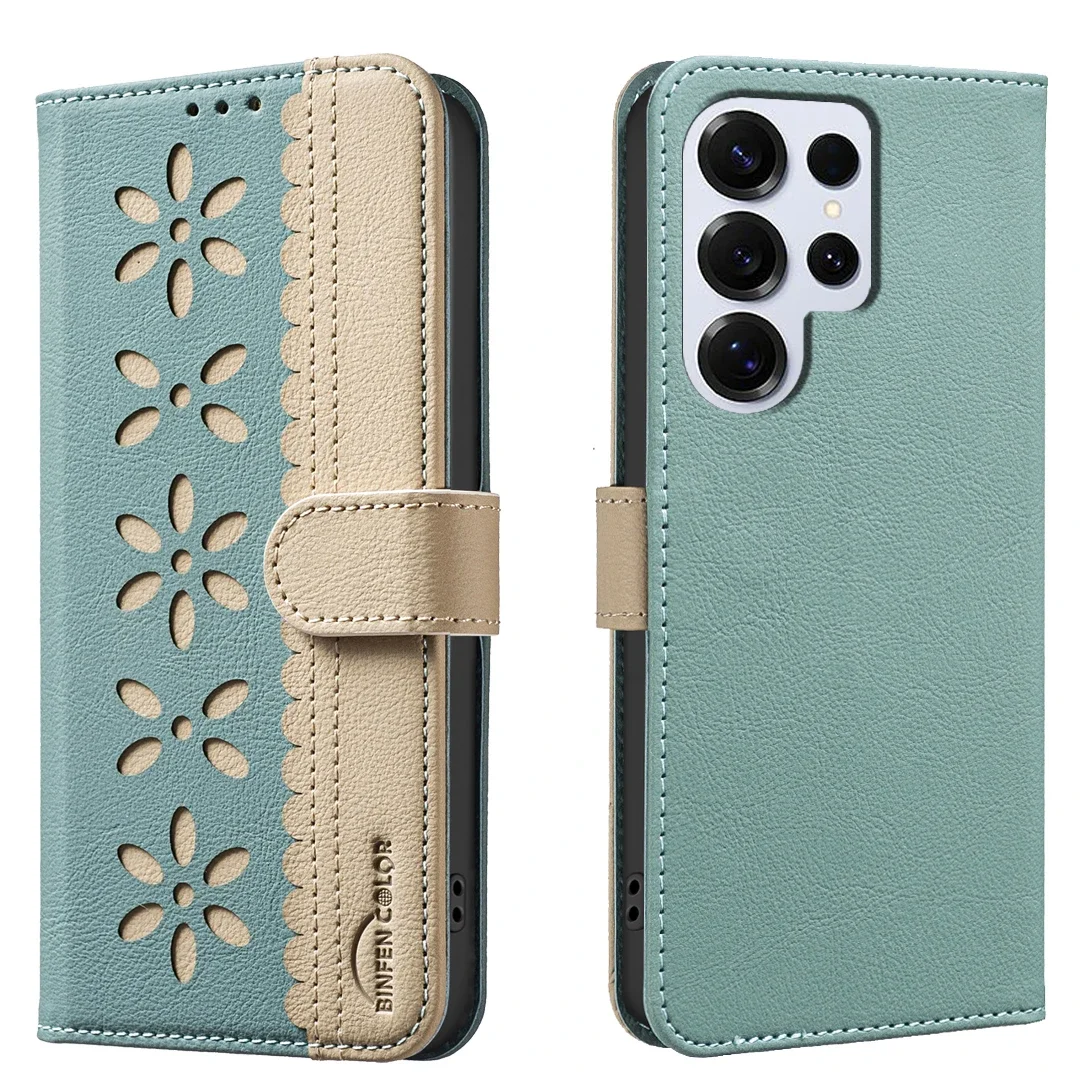 S25 FE Case For Samsung Galaxy S25 Case S25+ Ultra Leather Flip Wallet Case For Samsung Galaxy S25 FE S 25 Plus Phone Case Funda