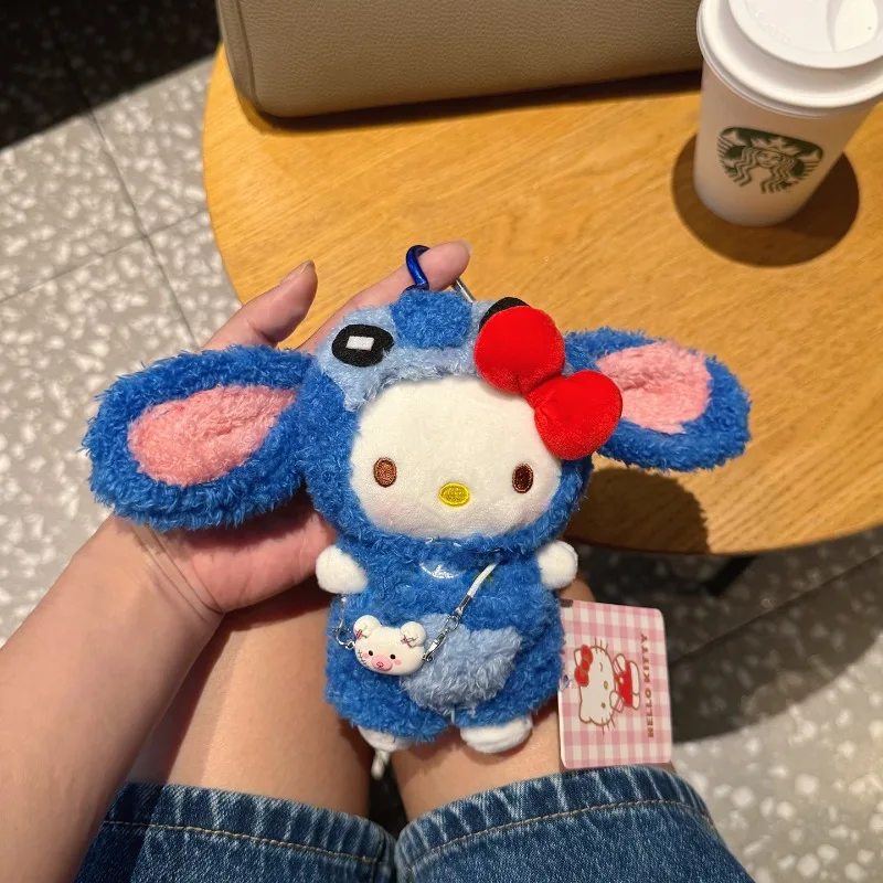 موضة سانريو مرحبا كيتي Kawaii عيد الفصح المفاتيح كورومي سينامورول كيرينغ الكرتون أنيمي دمية ظهره سحر فتاة هدية عيد #3