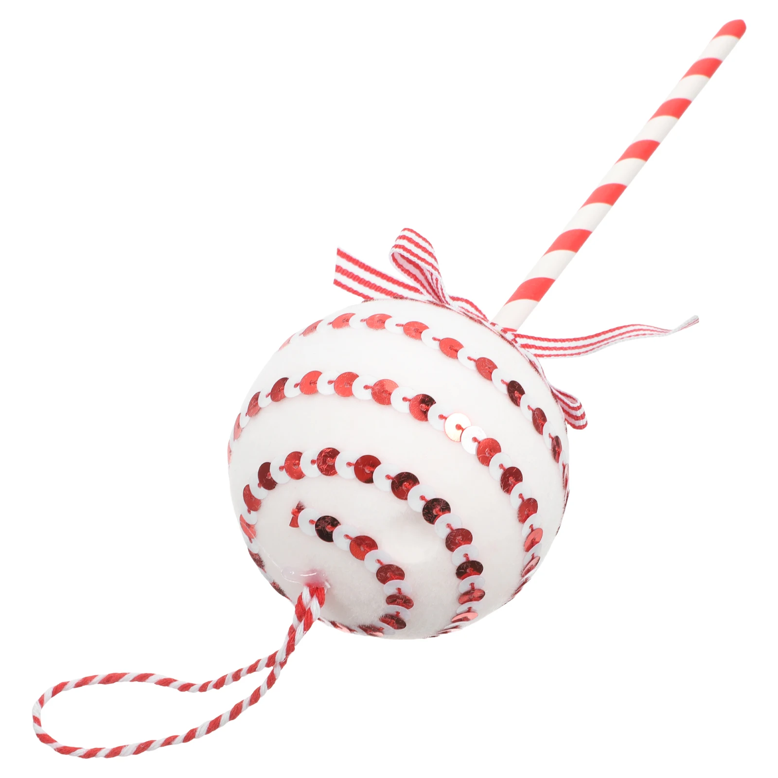 

Christmas Candy Hanging Ornaments Lollipop Tree Decor Foam Festive Holiday Scene Layout Pendant Outdoor Indoor Use Reusable
