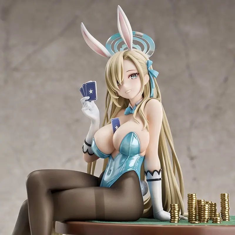 

Blue Archive Chess And Card I Lai Tomorrow Nai Rabbit Girl Handles Anime Animation Decoration Beautiful Girl Model Car Handles