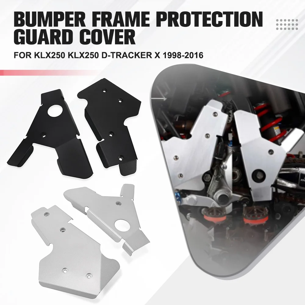 

For Kawasaki KLX250 D-TRACKER X 1993-1994-1995-1996-1997-1998-1999-2000-2001-2002-2020 Motorcycle Right and left Frame Guard set