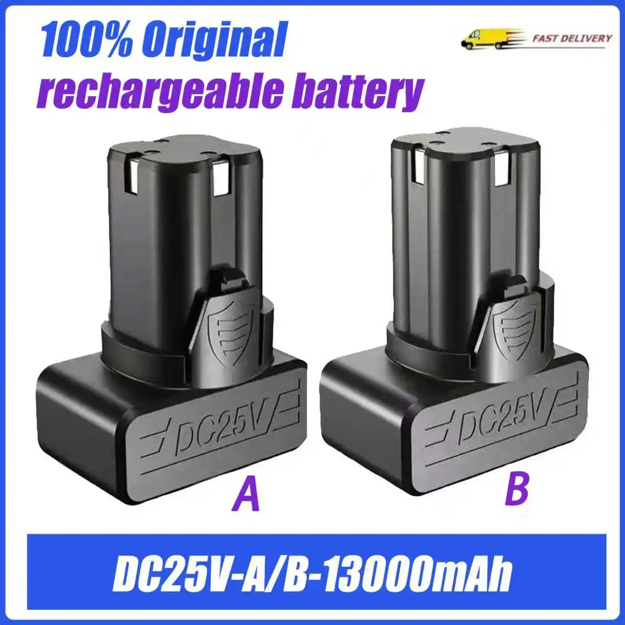 100% New 25V Electric Screwdriver Battery Cordless Drill Electric Drill Battery Cordless Screw Driver Wrench Power Tool Battery