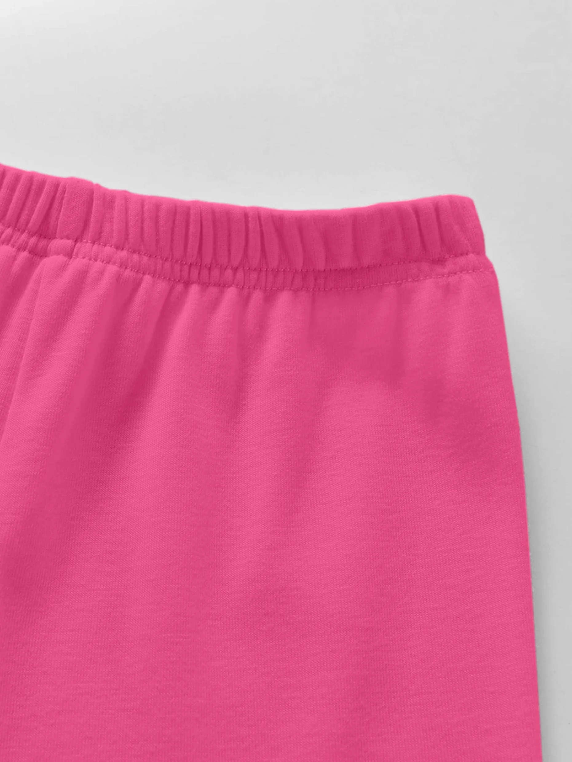 3 Pieces, Cartoon Hearts, Cartoon Rabbits, Capybara Pattern Print, Cute Casual Leggings for Girls