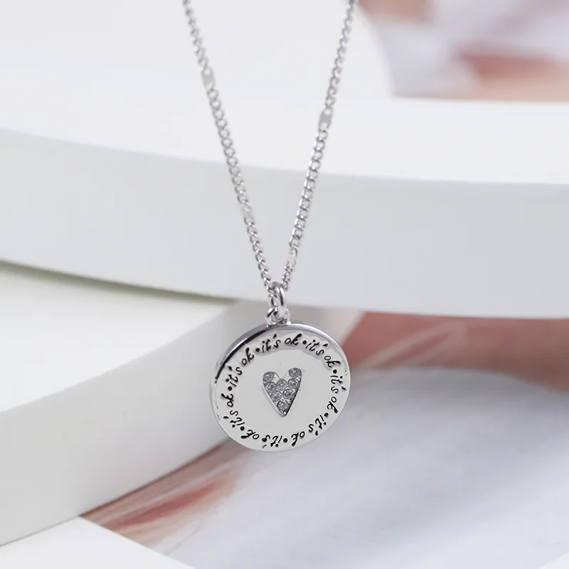 

Jewelry 1:1 High Quality 40+7cm Love Necklace Gift For Women Wife Mom Girlfriend Fashion Jewelry