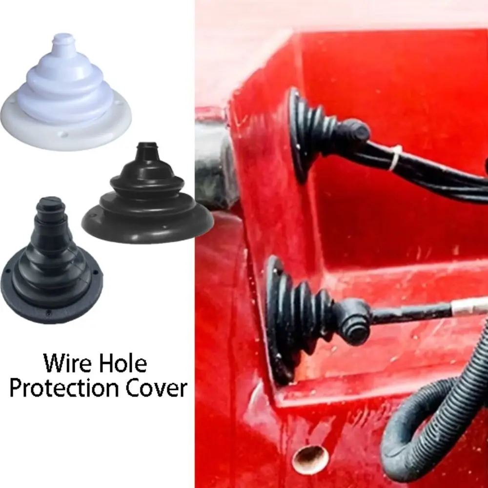 100mm Boat Rigging Wire Harness Rigging Protector Cable Boot Steering Cable Boot 4inch Grommet Throttle Shifter Cable Boot