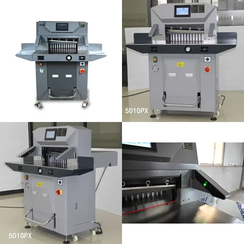 for 5010PX Industrial Hydraulic Cutting Machine Front Heavy Duty Guillotine Paper Cutter A3 Automatic 490 Mm Programable