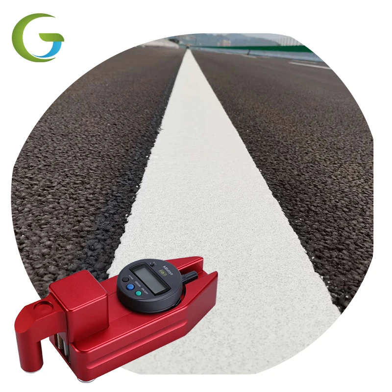 Digital Construction Machinery Road Marking Thickness Gauge for Accurate Pavement Line Measurement Toproad High Efficiency