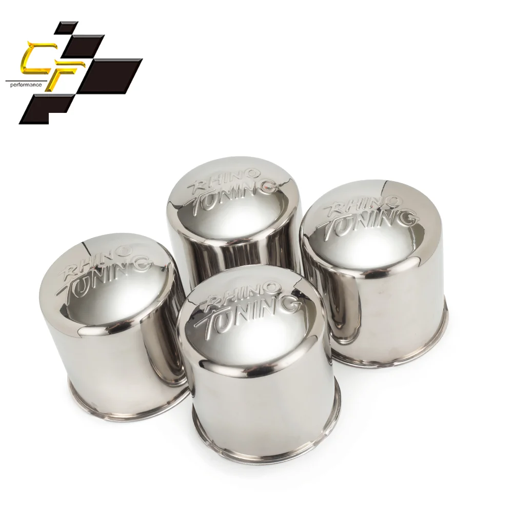 CFPerformance 1 pièce/4 pièces 108mm(4.25 ") capuchon central de moyeu PUSH-THRU en acier inoxydable 4.25 bouchons centraux à pousser pour jante de roue de camion SUV RV
