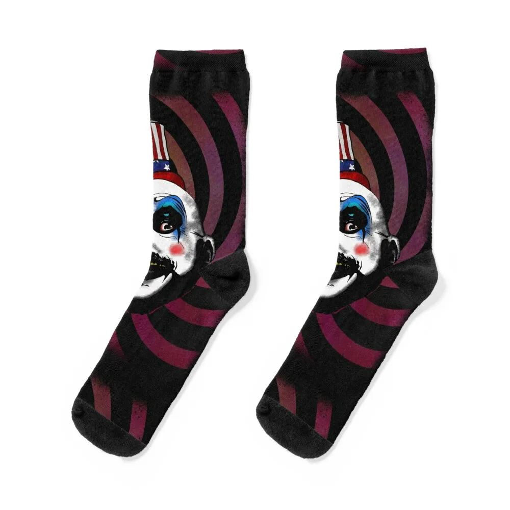 

Captain Spaulding Socks floor Climbing fashionable colored Socks For Women Men's