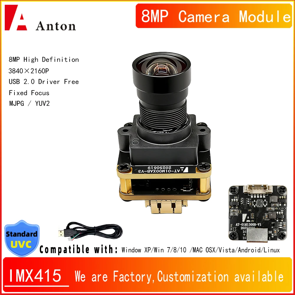 modulo-de-camara-usb-4k-de-8mp-imx415-30fps-con-lente-de-enfoque-fijo-de-22mm-gran-angular-114°-°-camara-web-usb-industrial-uvc-para-videovigilancia
