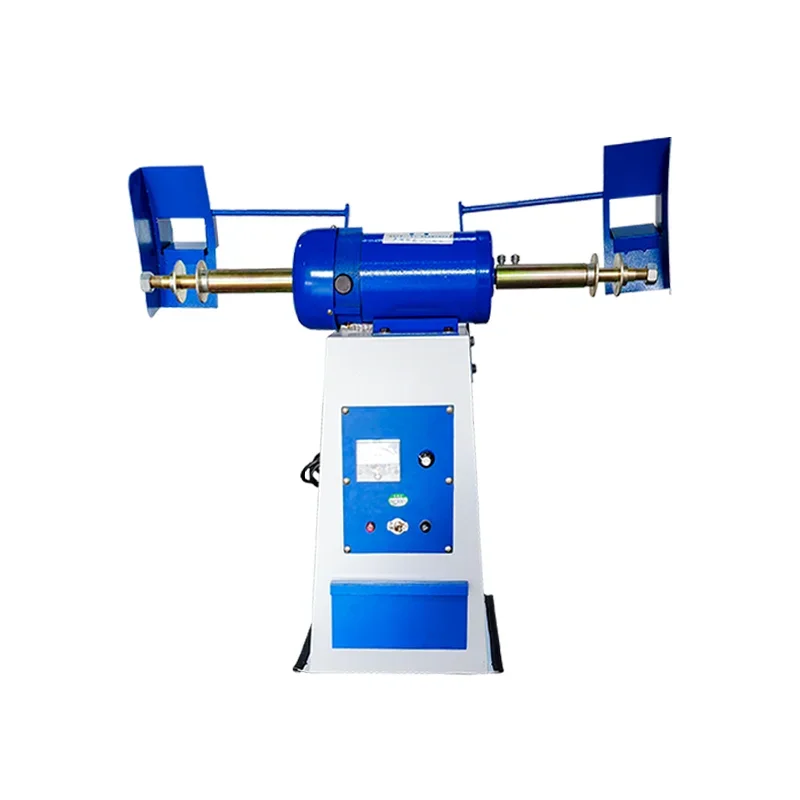 Variable speed grinding machine for small leather shoes
