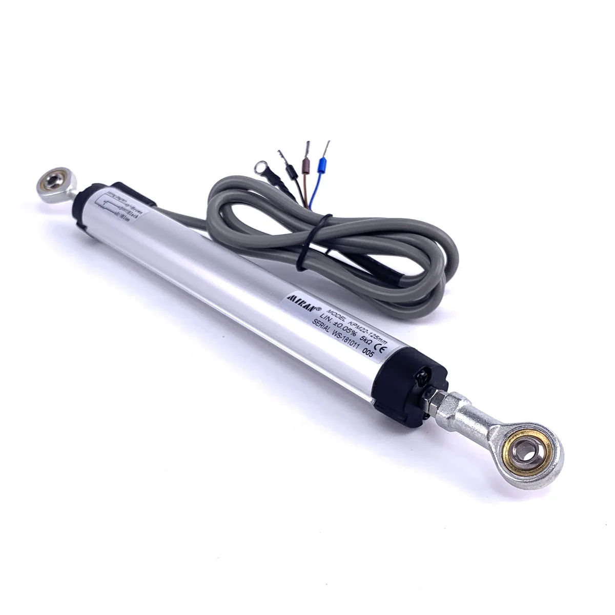 

Linear Potentiometer Position with Rod End Joints Shock Travel Sensor