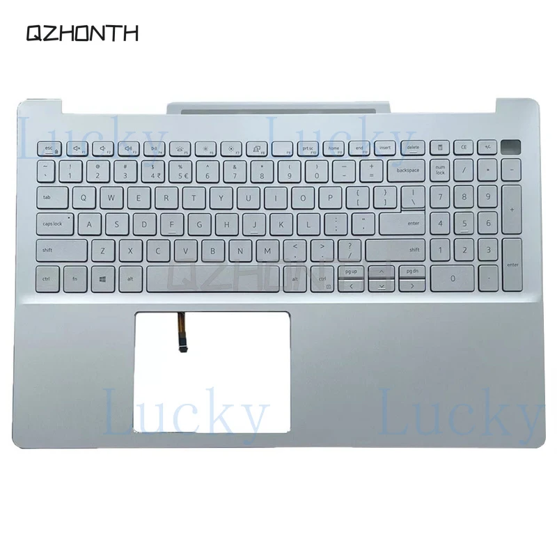 

Новый палмрест для Dell Inspiron 15 7591 с клавиатурой с подсветкой (серебристый) 0PJ1JN 15.6 дюймов