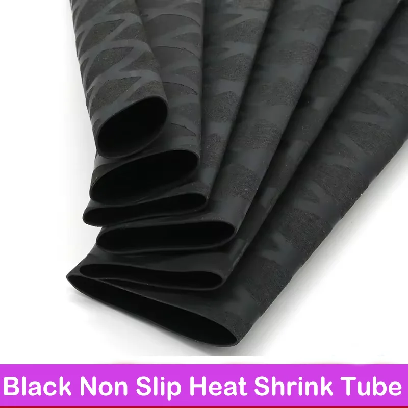 

Non Slip Heat Shrink Tube Fishing Rod Wrap Black 15 18 20 22 25 28 30 35 40mm Anti Skid Handle Insulated Protect Racket Grip Wat